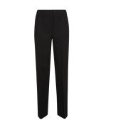 Zwarte Broek met Verborgen Sluiting Via Masini 80 , Black , Dames