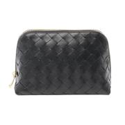 Pre-owned Leather wallets Bottega Veneta Vintage , Black , Dames