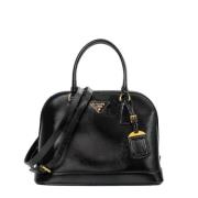 Pre-owned Leather prada-bags Prada Vintage , Black , Dames