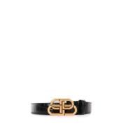 Pre-owned Leather belts Balenciaga Vintage , Black , Dames