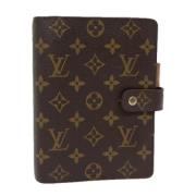 Pre-owned Canvas home-office Louis Vuitton Vintage , Brown , Dames