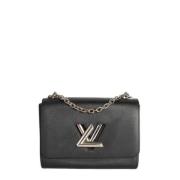 Pre-owned Leather louis-vuitton-bags Louis Vuitton Vintage , Black , D...