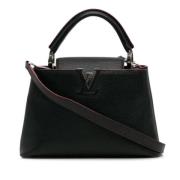 Pre-owned Leather louis-vuitton-bags Louis Vuitton Vintage , Black , D...