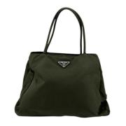 Pre-owned Nylon prada-bags Prada Vintage , Green , Dames