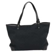 Pre-owned Canvas gucci-bags Gucci Vintage , Black , Dames