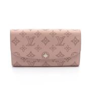 Pre-owned Leather wallets Louis Vuitton Vintage , Pink , Dames