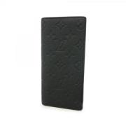 Pre-owned Fabric wallets Louis Vuitton Vintage , Black , Heren