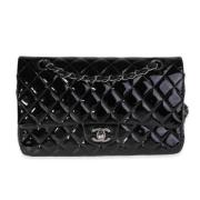 Pre-owned Leather chanel-bags Chanel Vintage , Black , Dames