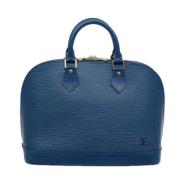 Pre-owned Leather louis-vuitton-bags Louis Vuitton Vintage , Blue , Da...