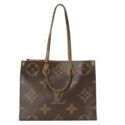 Pre-owned Canvas totes Louis Vuitton Vintage , Brown , Dames