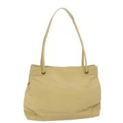 Pre-owned Leather gucci-bags Gucci Vintage , Beige , Dames