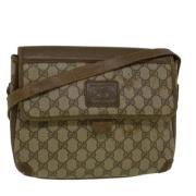 Pre-owned Leather gucci-bags Gucci Vintage , Beige , Dames