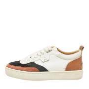 Pre-owned Leather sneakers Christian Louboutin Pre-owned , Multicolor ...