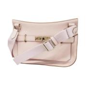 Pre-owned Fabric shoulder-bags Hermès Vintage , Beige , Dames