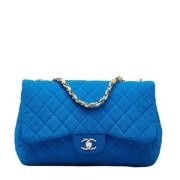 Pre-owned Canvas chanel-bags Chanel Vintage , Blue , Dames