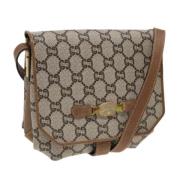 Pre-owned Leather gucci-bags Gucci Vintage , Beige , Dames