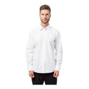 Witte Regular Fit Overhemd met Geborduurd Logo Hugo Boss , White , Her...