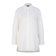 Witte blouse met zijsplitten Joop! , White , Dames