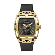 Herenhorloge Legend goud/zwart Gw0500G1 44mm Guess , Yellow , Heren