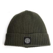 Moss Geelong Wool Cap Stone Island , Green , Heren