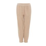 Corduroy Pantalon Opus , Brown , Dames