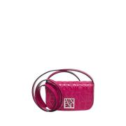 Fuchsia Schoudertas Elegant Verfijnd Armani Exchange , Pink , Dames