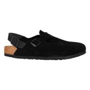 Zwarte Suède Sandaal - Tokio Stijl Birkenstock , Black , Heren