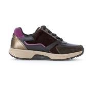 Rollende sneaker - Zwart mix Gabor , Multicolor , Dames