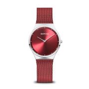 Dames Armbandhorloge Klassiek Saffierglas 12131-303 Bering , Red , Dam...