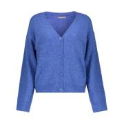 Langmouw Vest Cardigan Geisha , Blue , Dames