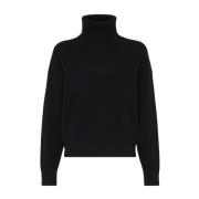 Zwarte Truien voor Mannen Brunello Cucinelli , Black , Dames