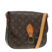 Pre-owned Canvas louis-vuitton-bags Louis Vuitton Vintage , Brown , Da...