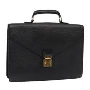 Pre-owned Leather louis-vuitton-bags Louis Vuitton Vintage , Black , D...