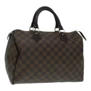 Pre-owned Canvas handbags Louis Vuitton Vintage , Brown , Dames