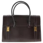 Pre-owned Leather handbags Hermès Vintage , Brown , Dames