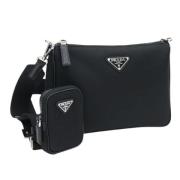 Pre-owned Leather prada-bags Prada Vintage , Black , Dames