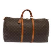 Pre-owned Canvas travel-bags Louis Vuitton Vintage , Brown , Dames