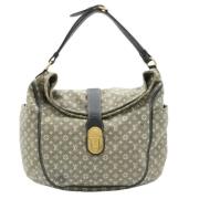 Pre-owned Canvas louis-vuitton-bags Louis Vuitton Vintage , Gray , Dam...