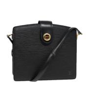 Pre-owned Leather louis-vuitton-bags Louis Vuitton Vintage , Black , D...