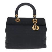 Pre-owned Nylon handbags Dior Vintage , Black , Dames