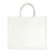 Pre-owned Canvas dior-bags Dior Vintage , White , Dames