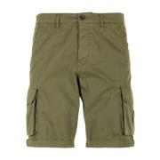 Groene Cargo Bermuda Shorts 40Weft , Green , Heren