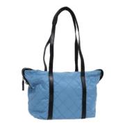 Pre-owned Fabric prada-bags Prada Vintage , Blue , Dames