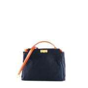 Pre-owned Leather fendi-bags Fendi Vintage , Blue , Dames