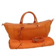 Pre-owned Leather louis-vuitton-bags Louis Vuitton Vintage , Orange , ...