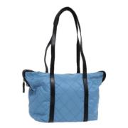 Pre-owned Fabric totes Prada Vintage , Blue , Dames