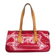 Pre-owned Leather louis-vuitton-bags Louis Vuitton Vintage , Red , Dam...