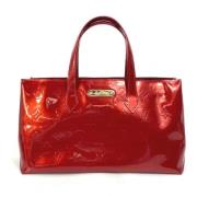 Pre-owned Fabric totes Louis Vuitton Vintage , Red , Dames