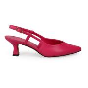 Fuchsia Hak Schoenen voor Elegantie Sangiorgio , Pink , Dames