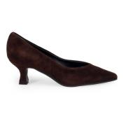 Donkerbruine Suède Pumps Sangiorgio , Brown , Dames